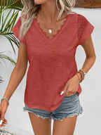 Camiseta com Renda e Manga Morcego IMG 12
