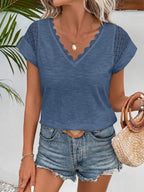 Camiseta com Renda e Manga Morcego IMG 89