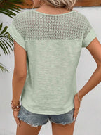 Camiseta com Renda e Manga Morcego IMG 99