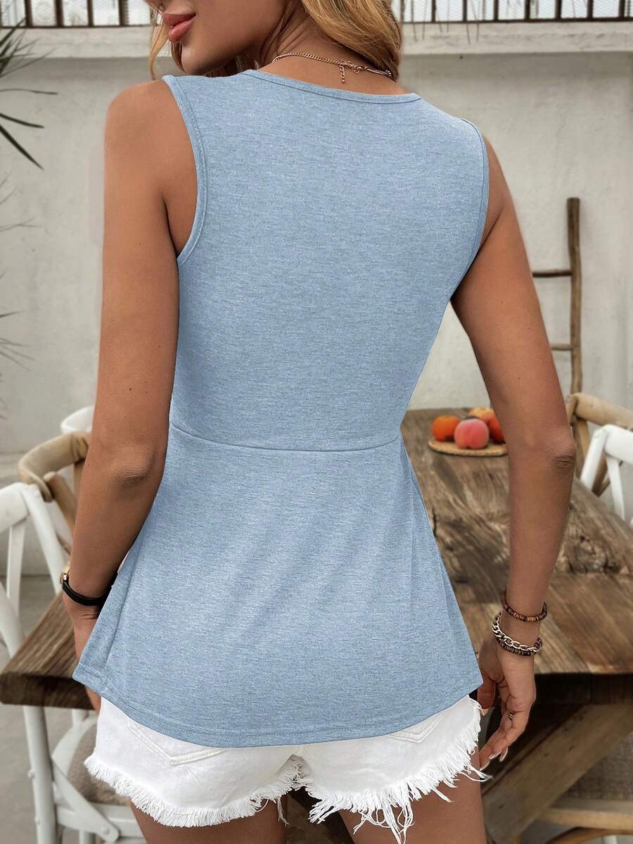 Camiseta Decote V com Franzido Frontal IMG 45