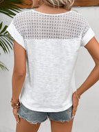 Camiseta Decote V com Renda IMG 2