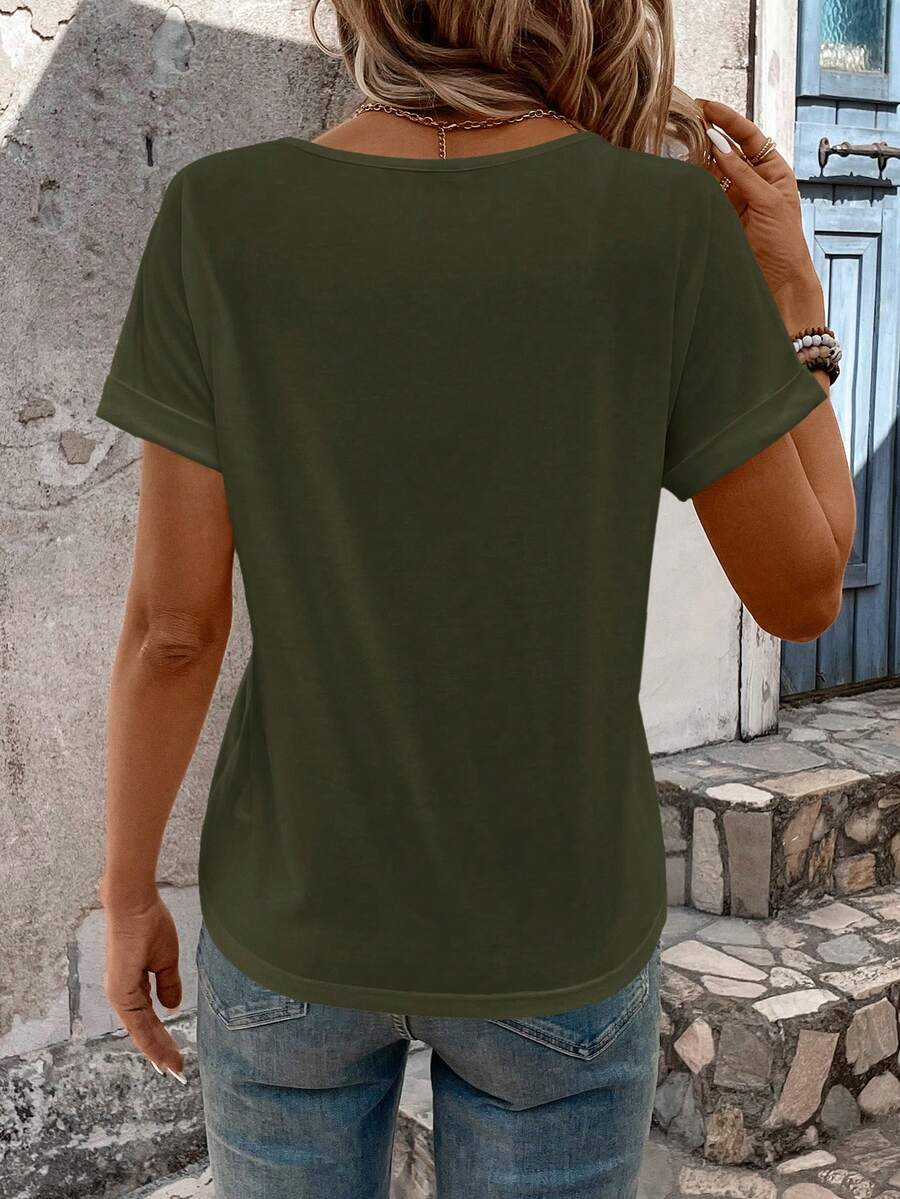 Camiseta Decote V de Manga Curta IMG 15