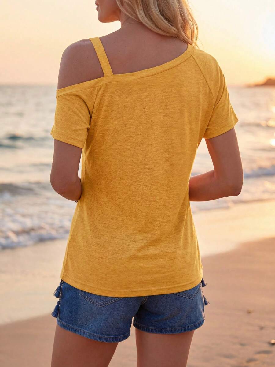 Camiseta Gola Assimétrica com Botões IMG 23