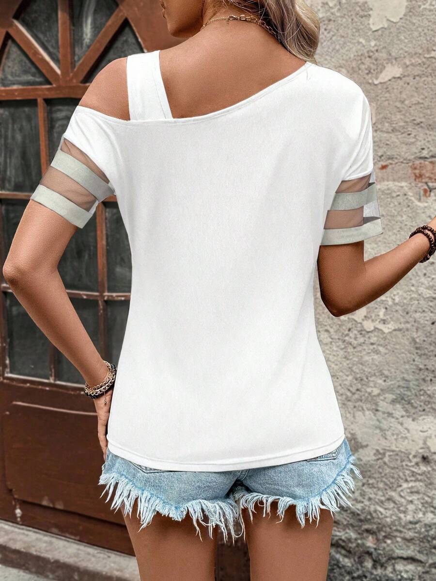 Camiseta Gola Assimétrica com Tule IMG 20