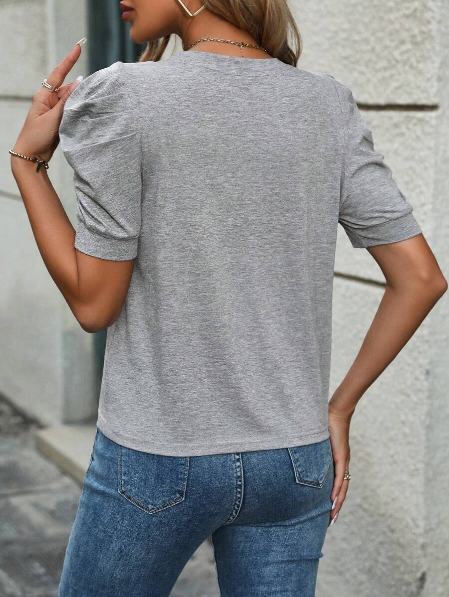 Camiseta Gola Redonda com Manga Bufante IMG 15