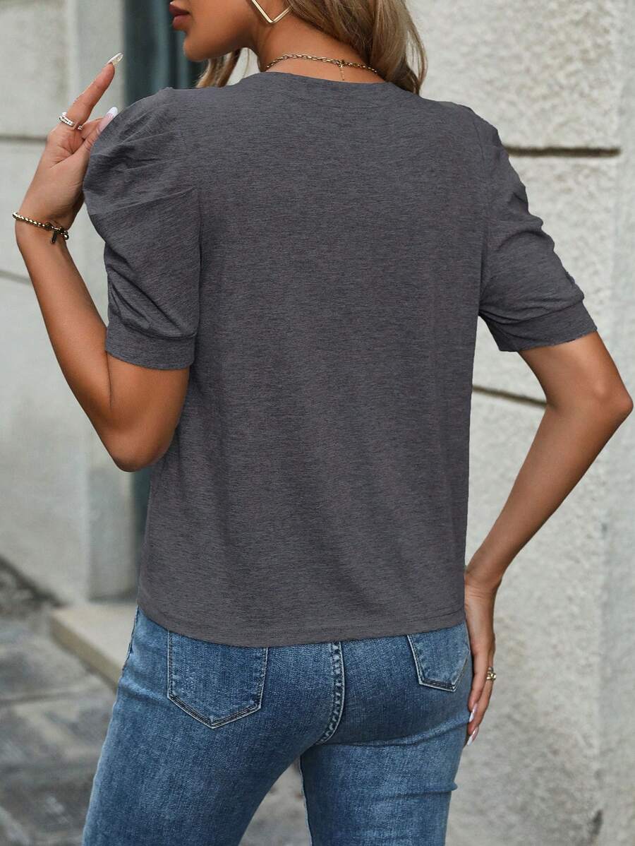 Camiseta Gola Redonda com Manga Bufante IMG 2