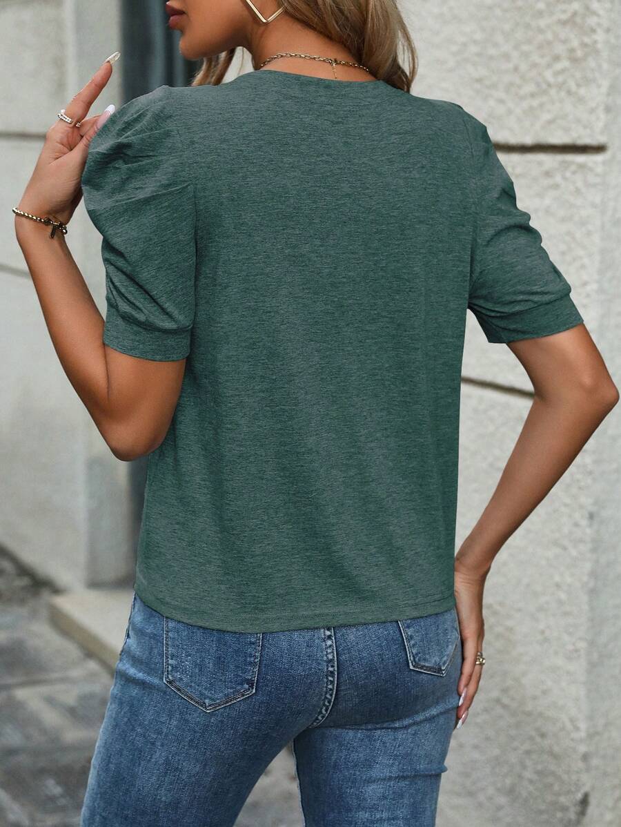 Camiseta Gola Redonda com Manga Bufante IMG 21
