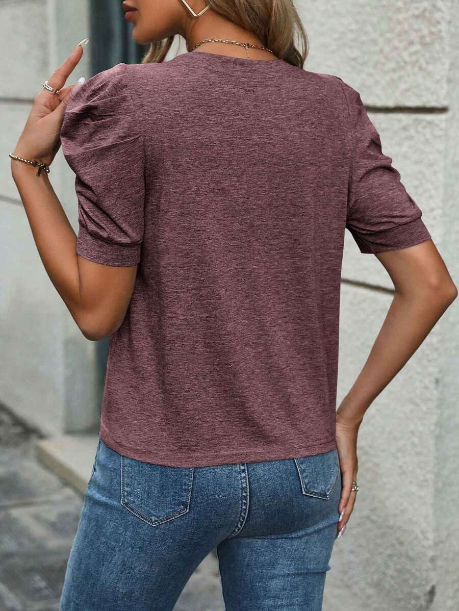Camiseta Gola Redonda com Manga Bufante IMG 33