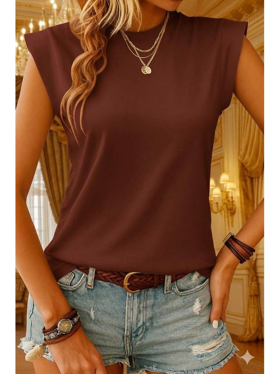 Camiseta Gola Redonda com Manga Estruturada IMG 20