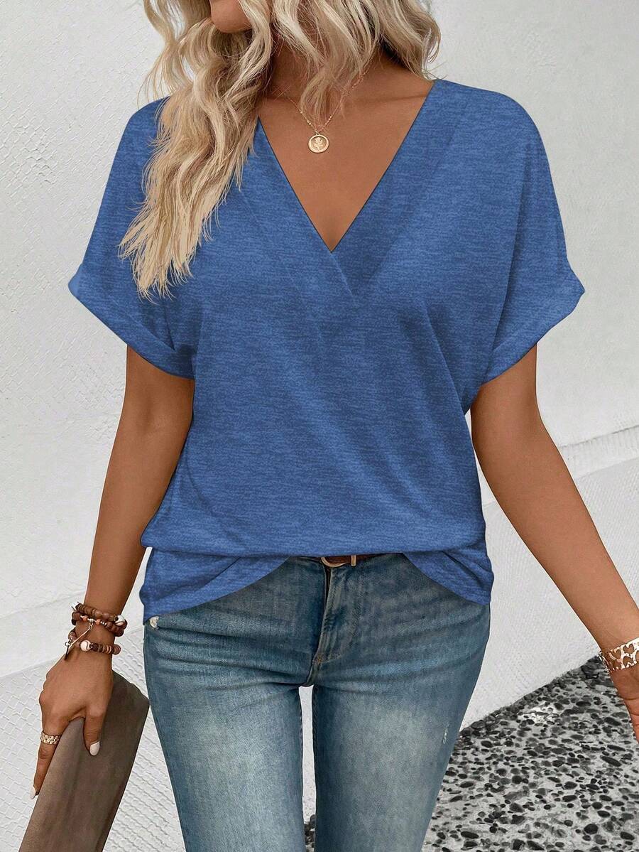 Camiseta Lisa Decote V IMG 118