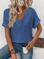 Camiseta Lisa Decote V IMG 119