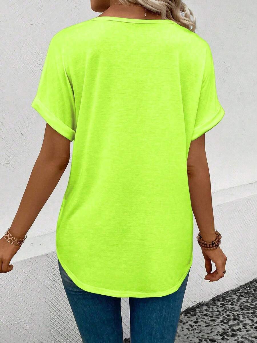 Camiseta Lisa Decote V IMG 50