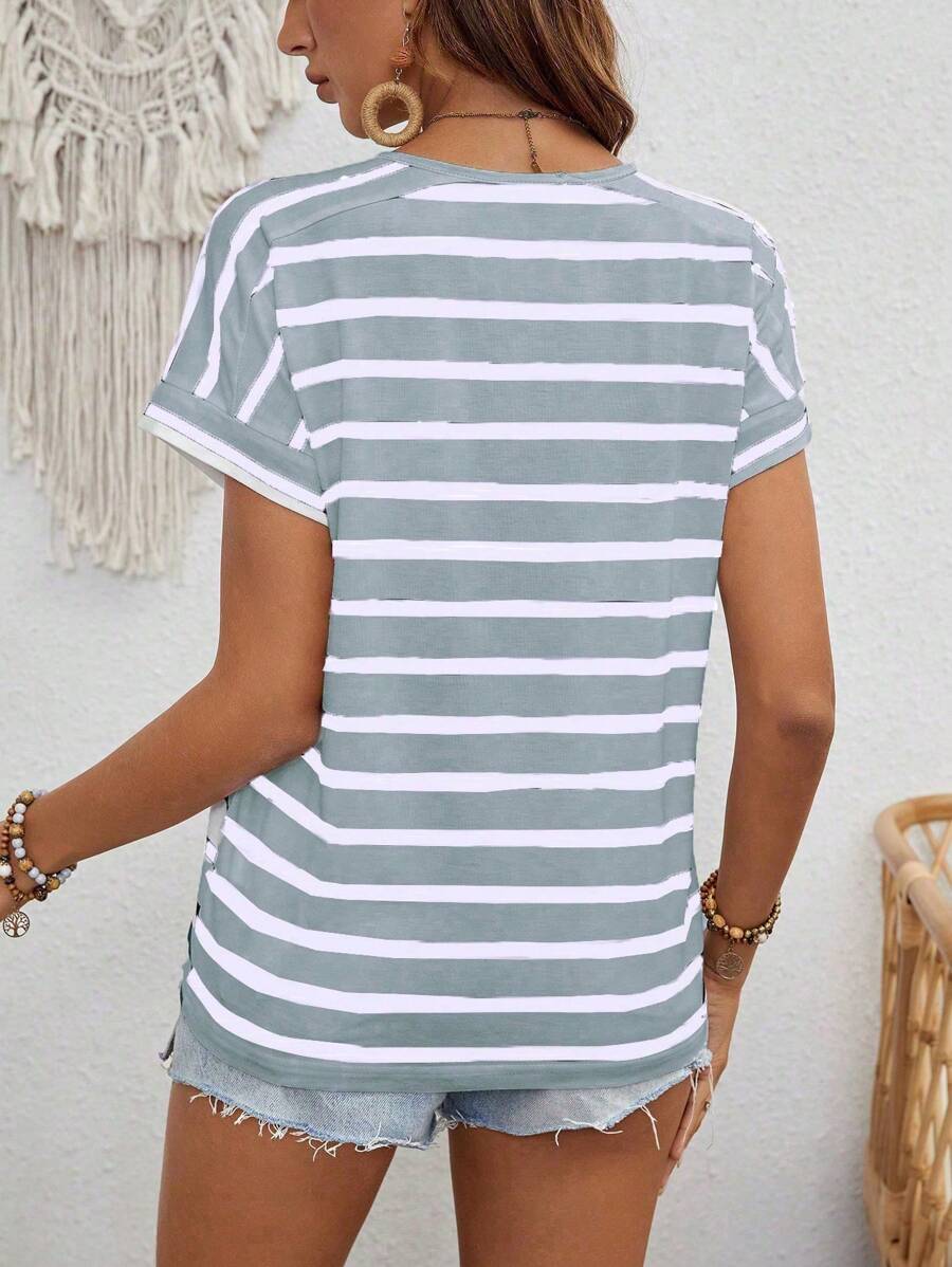 Camiseta Listrada com Manga Morcego IMG 22