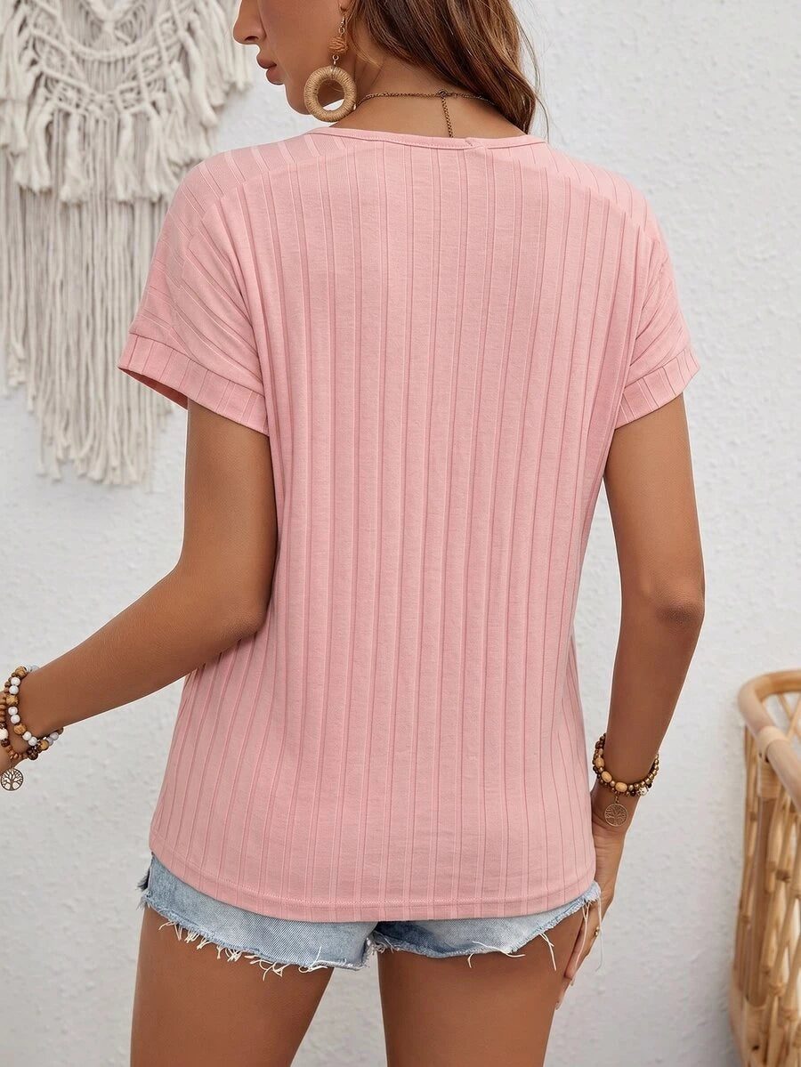 Camiseta Listrada com Manga Morcego IMG 65