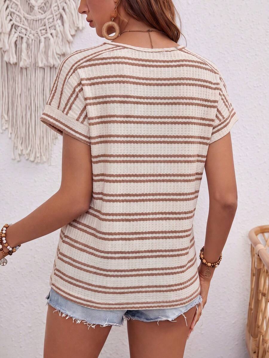 Camiseta Listrada com Manga Morcego IMG 79