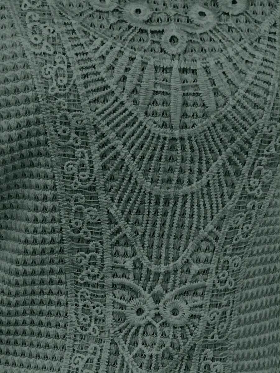 Camiseta Texturizada com Manga Morcego e Renda IMG 14