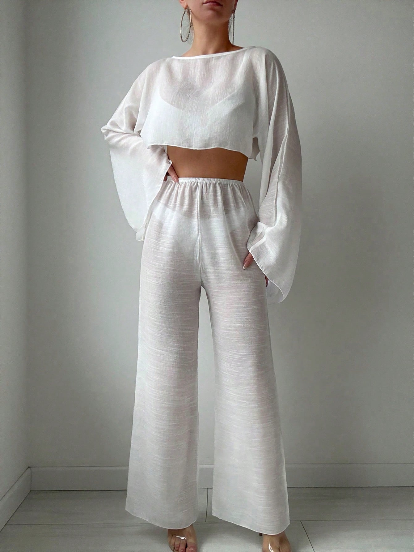 Conjunto 2 Peças Camiseta e Calça Manga Longa Boho - imagem 1