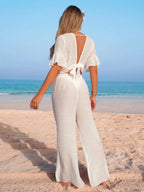 Conjunto 2 Peças Cruzado com Calça Slim Fit - imagem 3