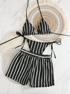 Conjunto de Biquíni Boho com Capa de Crochê 3 Peças - imagem 12