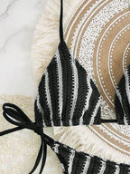 Conjunto de Biquíni Boho com Capa de Crochê 3 Peças - imagem 15
