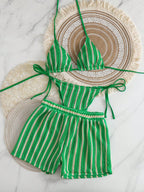 Conjunto de Biquíni Boho com Capa de Crochê 3 Peças - imagem 23