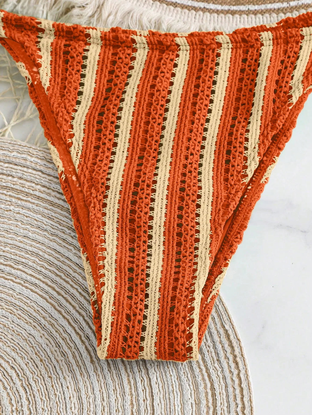 Conjunto de Biquíni Boho com Capa de Crochê 3 Peças - imagem 37