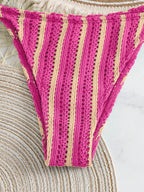 Conjunto de Biquíni Boho com Capa de Crochê 3 Peças - imagem 41
