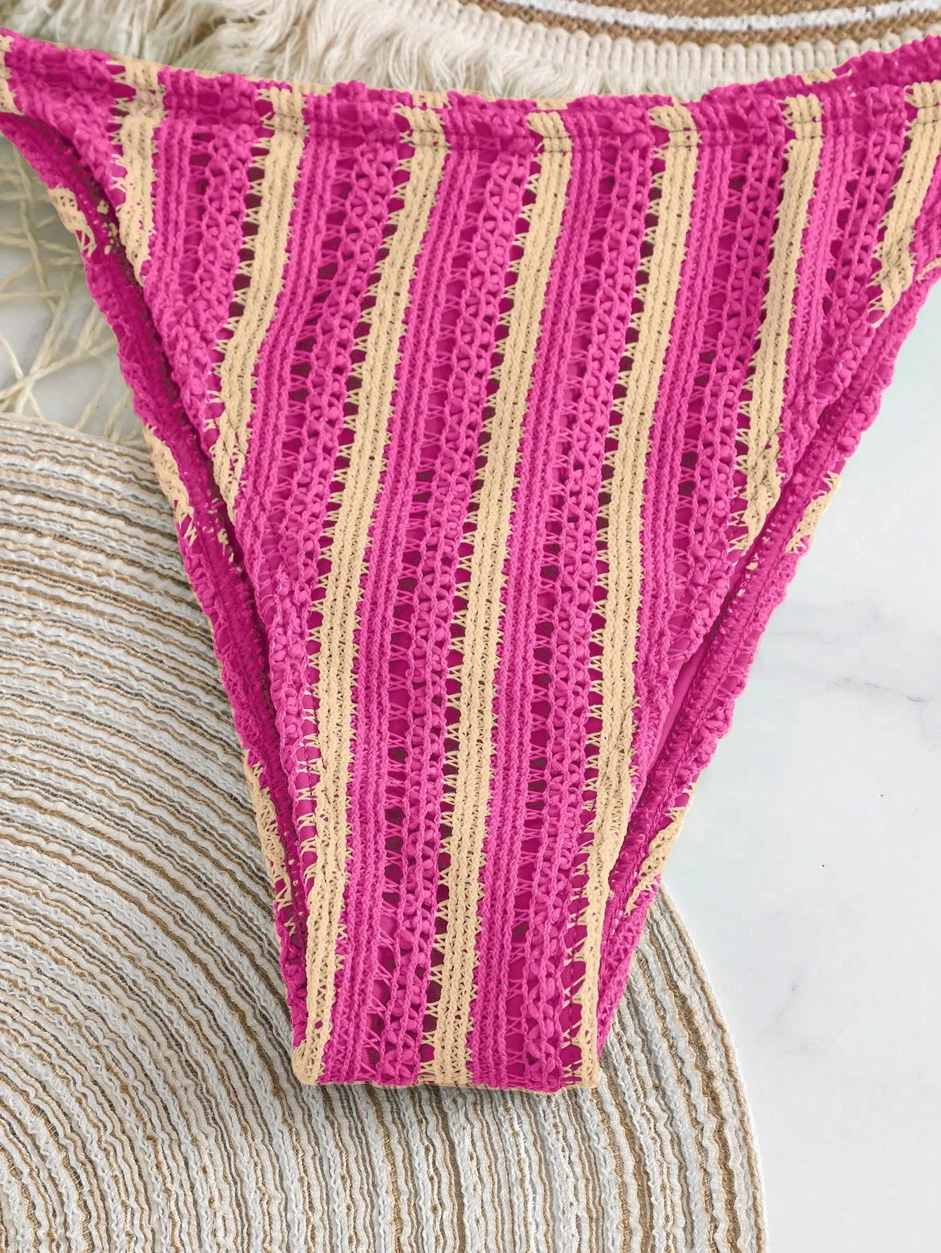 Conjunto de Biquíni Boho com Capa de Crochê 3 Peças - imagem 41