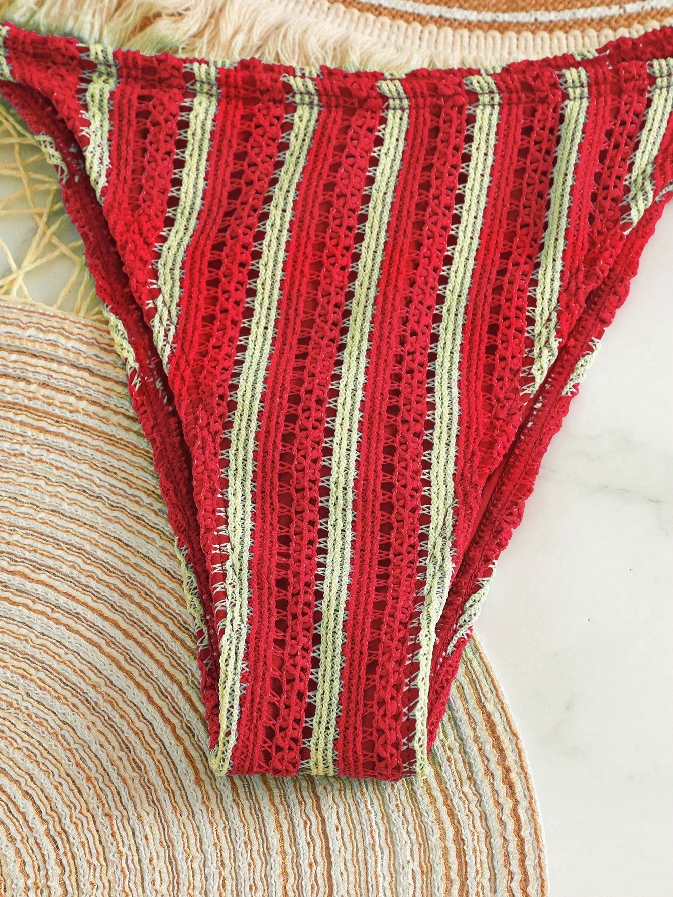 Conjunto de Biquíni Boho com Capa de Crochê 3 Peças - imagem 47