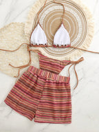 Conjunto de Biquíni Boho com Capa de Crochê 3 Peças - imagem 5
