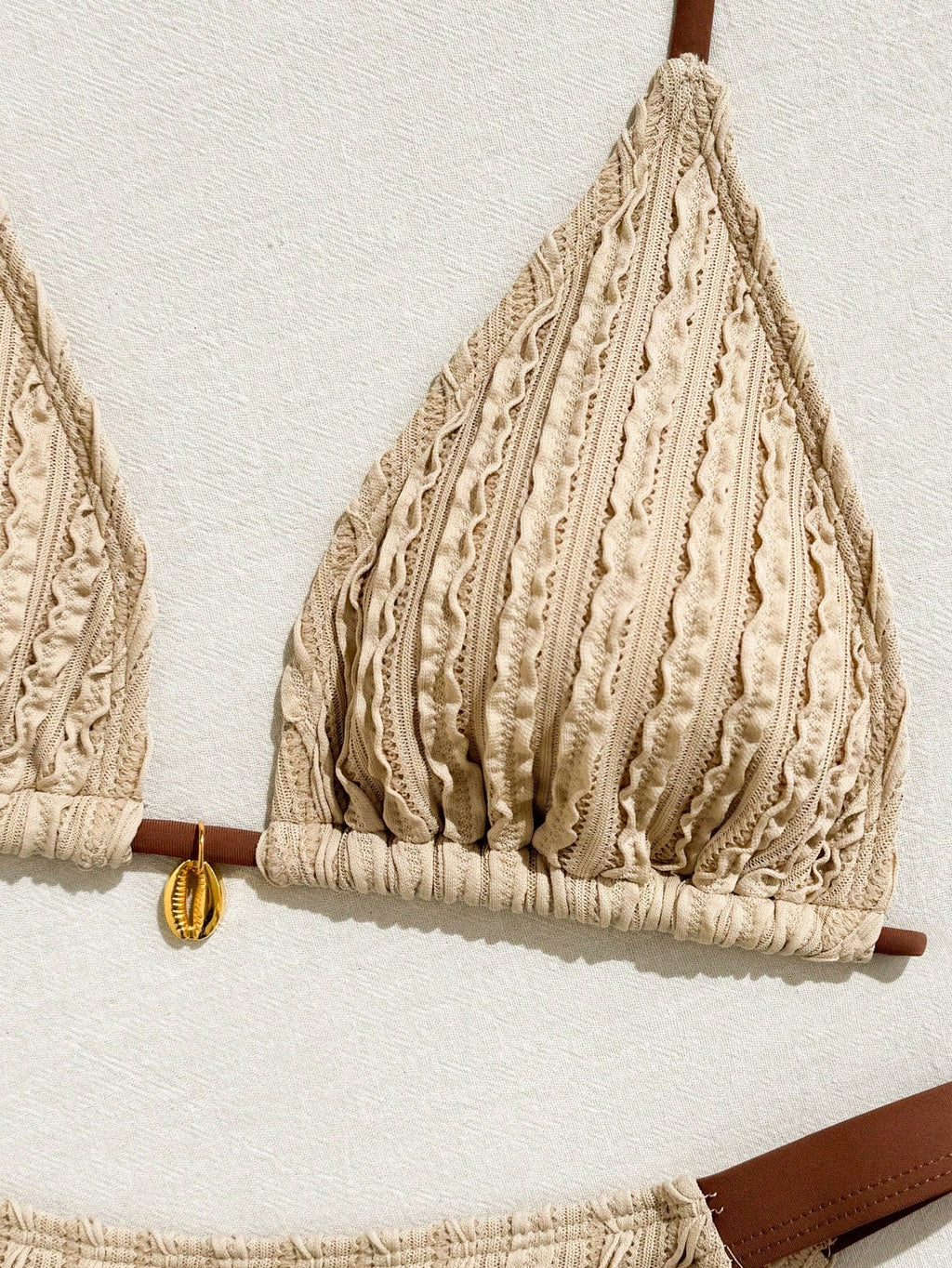 Conjunto de Biquíni Floral com Botões 3 Peças - imagem 14