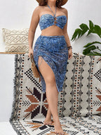 Conjunto de Biquíni Plus Size com Saia - imagem 1