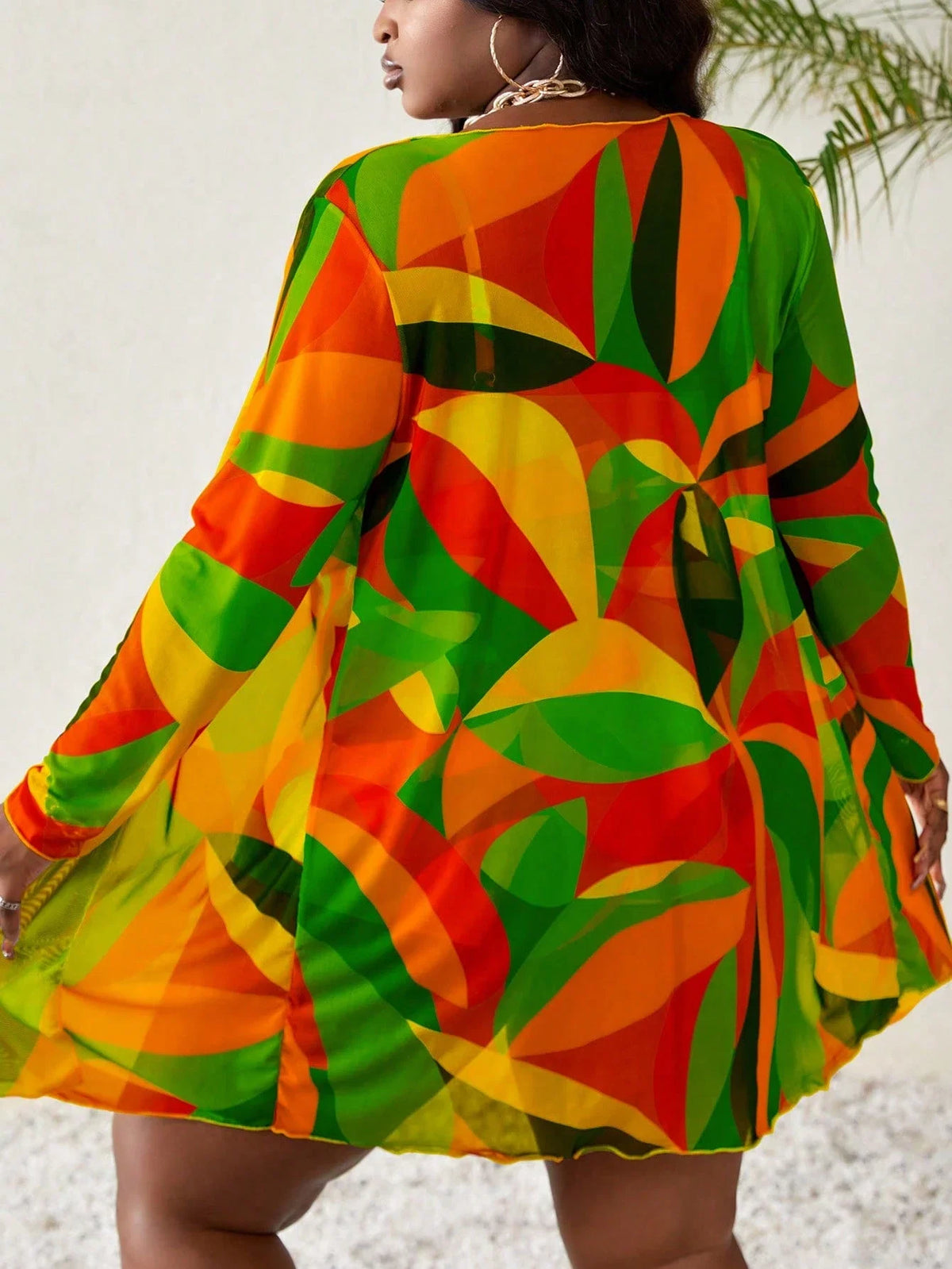 Conjunto de Biquíni Plus Size Estampa Total - imagem 2