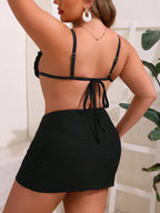 Conjunto de Biquíni Plus Size Flor 3D - imagem 2