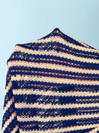 Conjunto de Biquíni Triangular com Top Longo 3 Peças