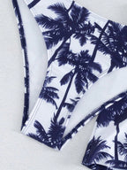 Conjunto de Biquíni Tropical com Saia 3 Peças - imagem 3