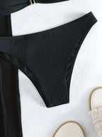 Conjunto de Biquíni 3 Peças Elegante com Calça de Cobertura - La Lecce