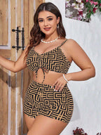 Conjunto de Biquíni Plus Size com Kimono - La Lecce