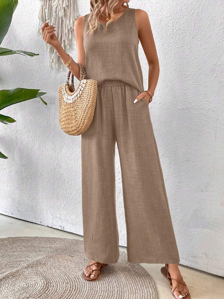 Conjunto de Blusa e Calça com Renda IMG 14