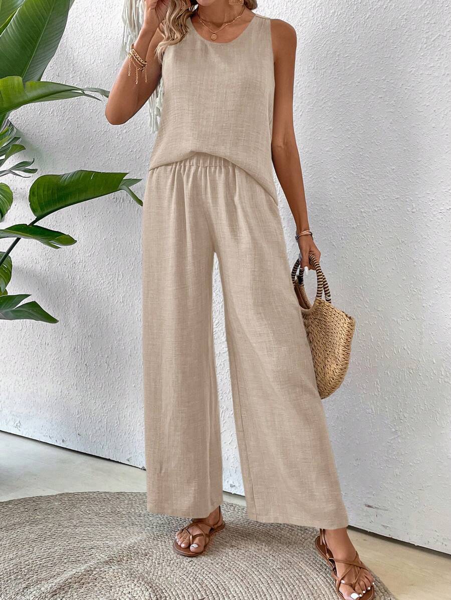 Conjunto de Blusa e Calça com Renda IMG 26