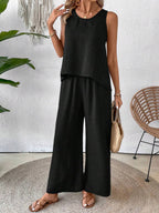 Conjunto de Blusa e Calça com Renda IMG 33