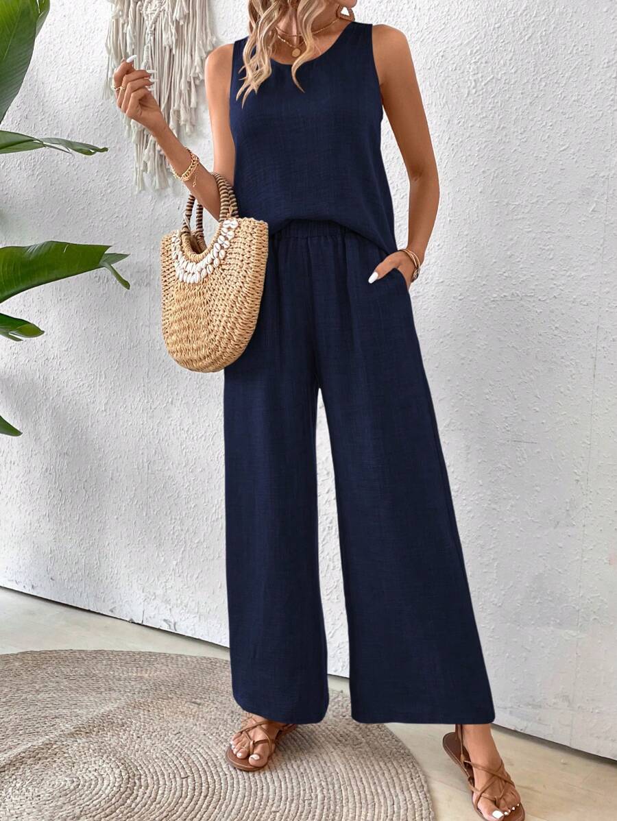 Conjunto de Blusa e Calça com Renda IMG 42