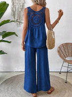 Conjunto de Blusa e Calça com Renda IMG 51