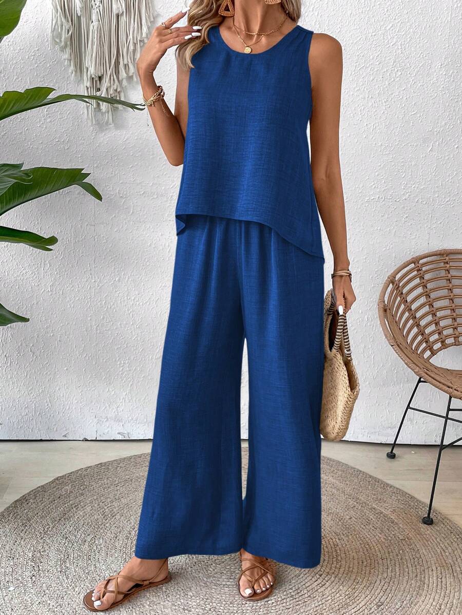 Conjunto de Blusa e Calça com Renda IMG 52