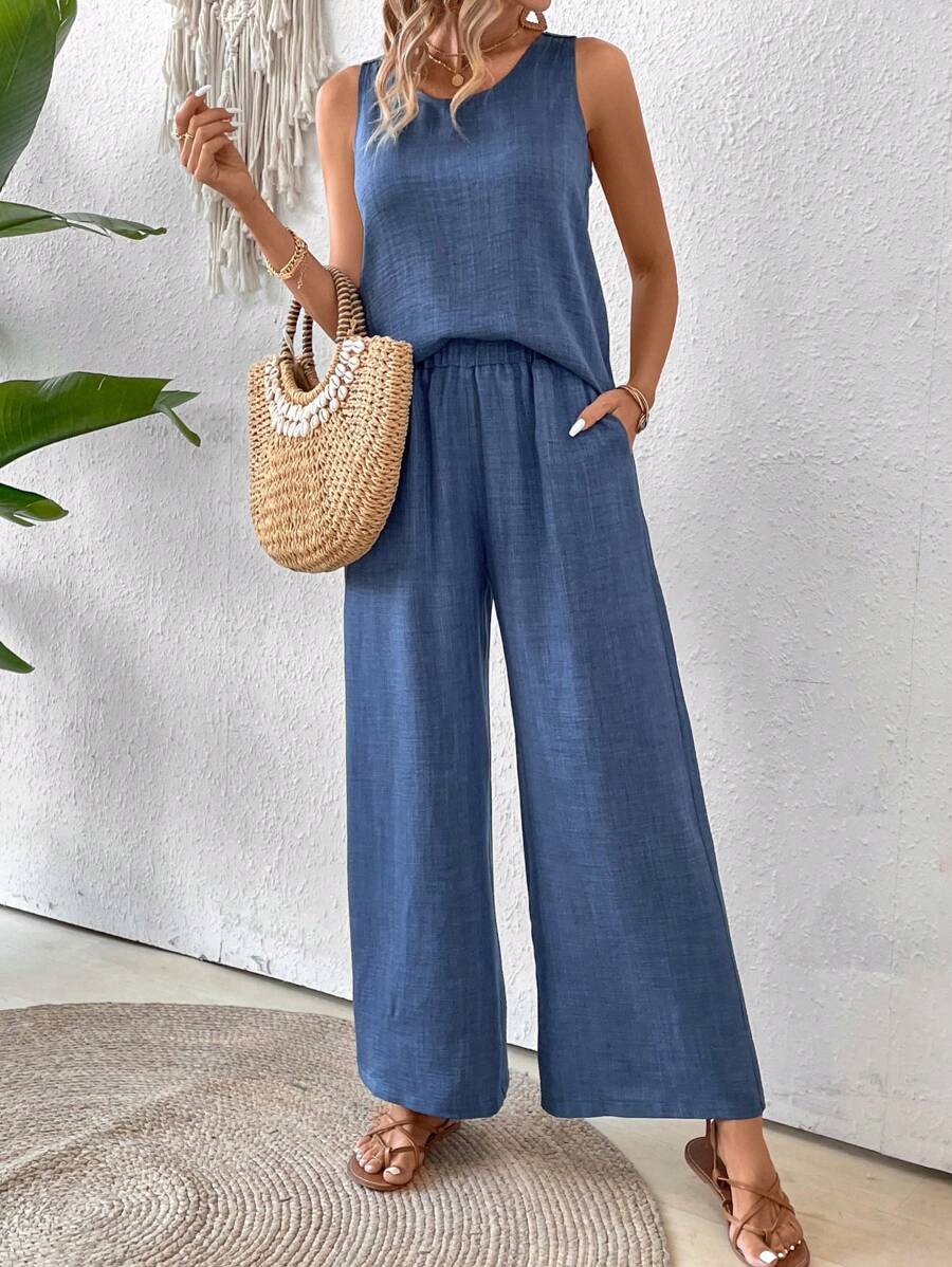 Conjunto de Blusa e Calça com Renda IMG 6