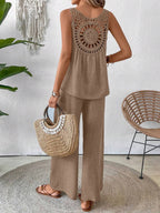 Conjunto de Blusa e Calça com Renda IMG 9