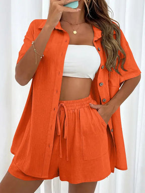 Conjunto Léonie Laranja Queimado / Xs