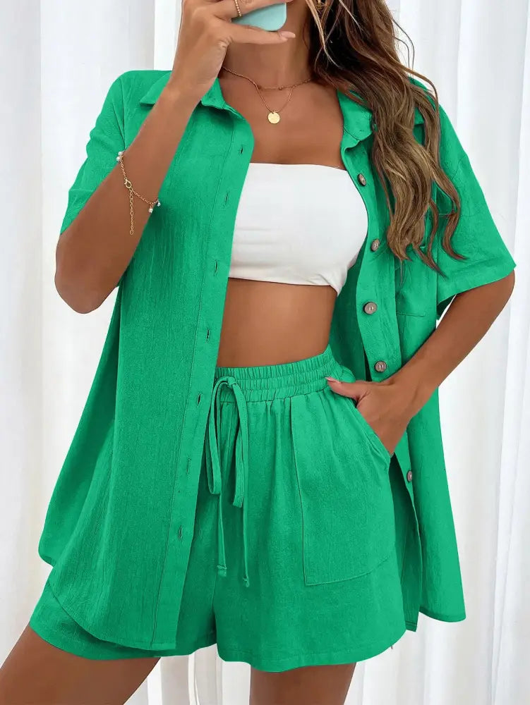 Conjunto Léonie Verde / Xs