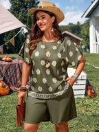 Conjunto Plus Size Estampa Total com Bolso - imagem 1