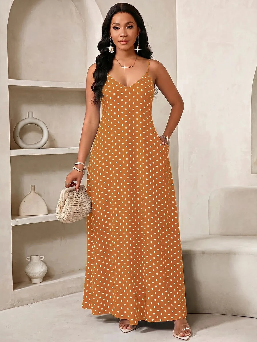 Vestido Longo Floral Decote V com Aplicação de Rosa 3D